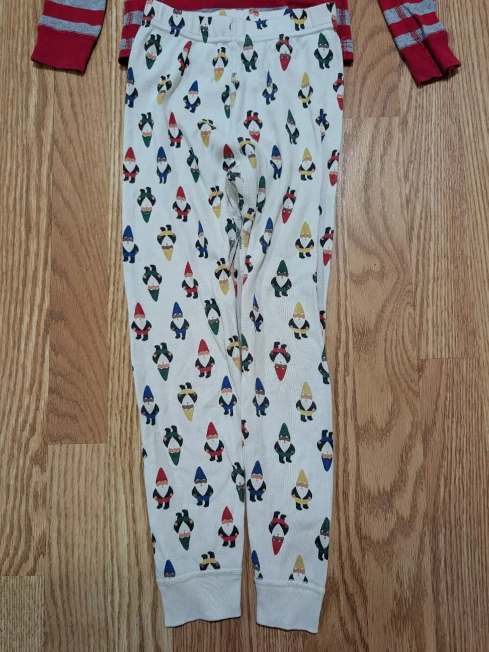 Hanna Andersson Long John Pajamas Gnomes Stripes 110 5 Organic Cotton